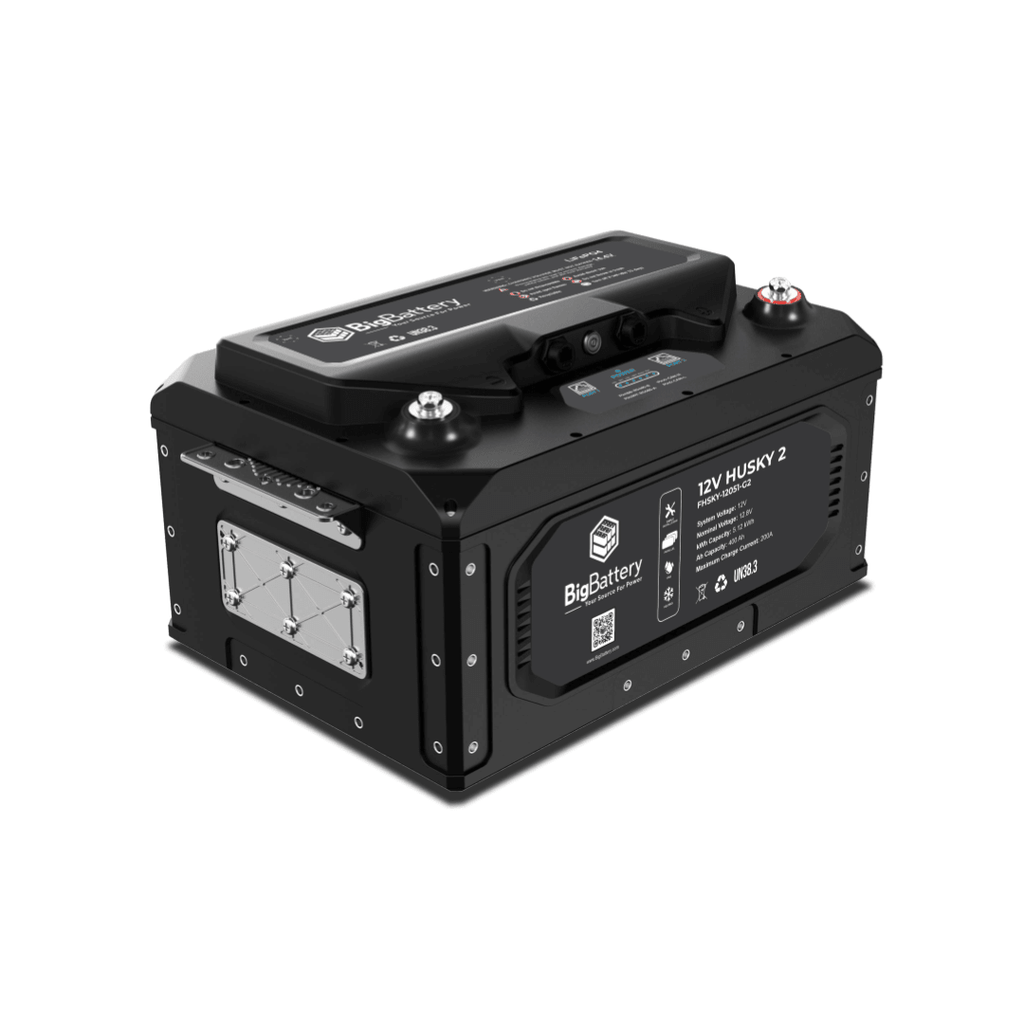 BigBattery HUSKY 2 12V 400Ah 5.12kWh LiFePO4 Battery - Off Grid Stores