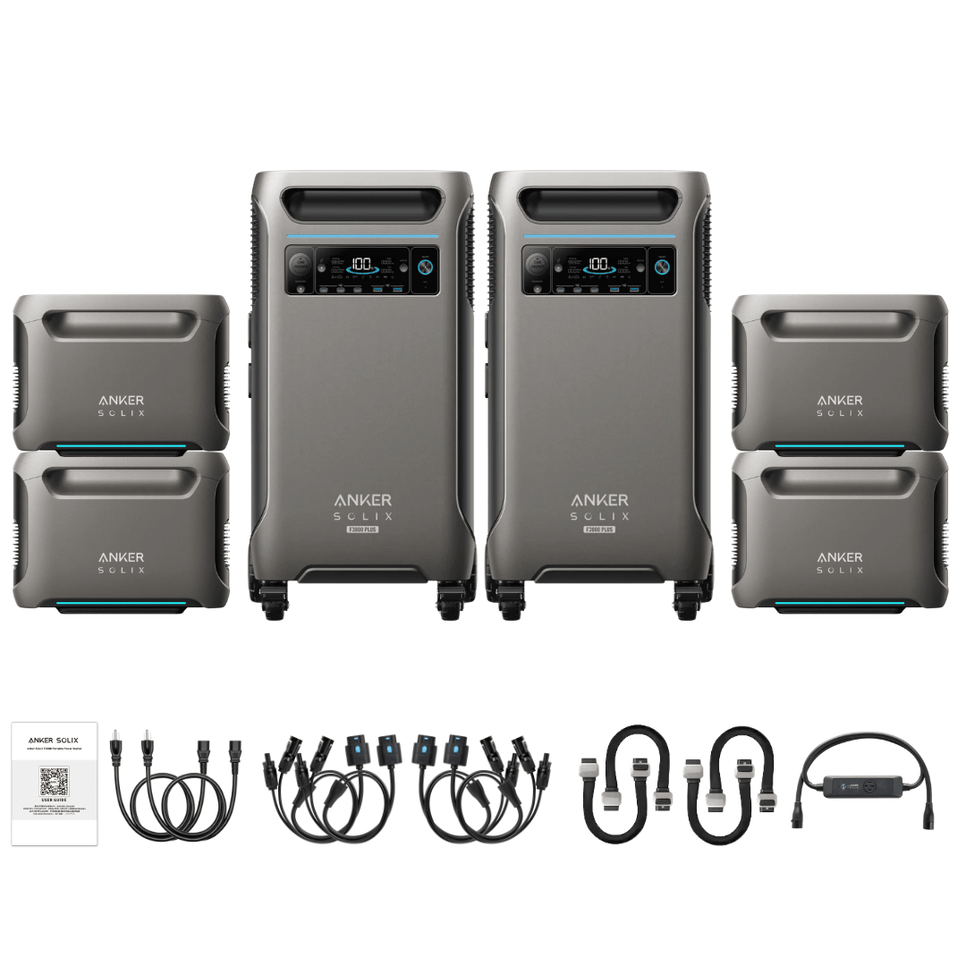 [Double Kit] Anker SOLIX F3800 Plus + Expansion Batteries - Off Grid Stores