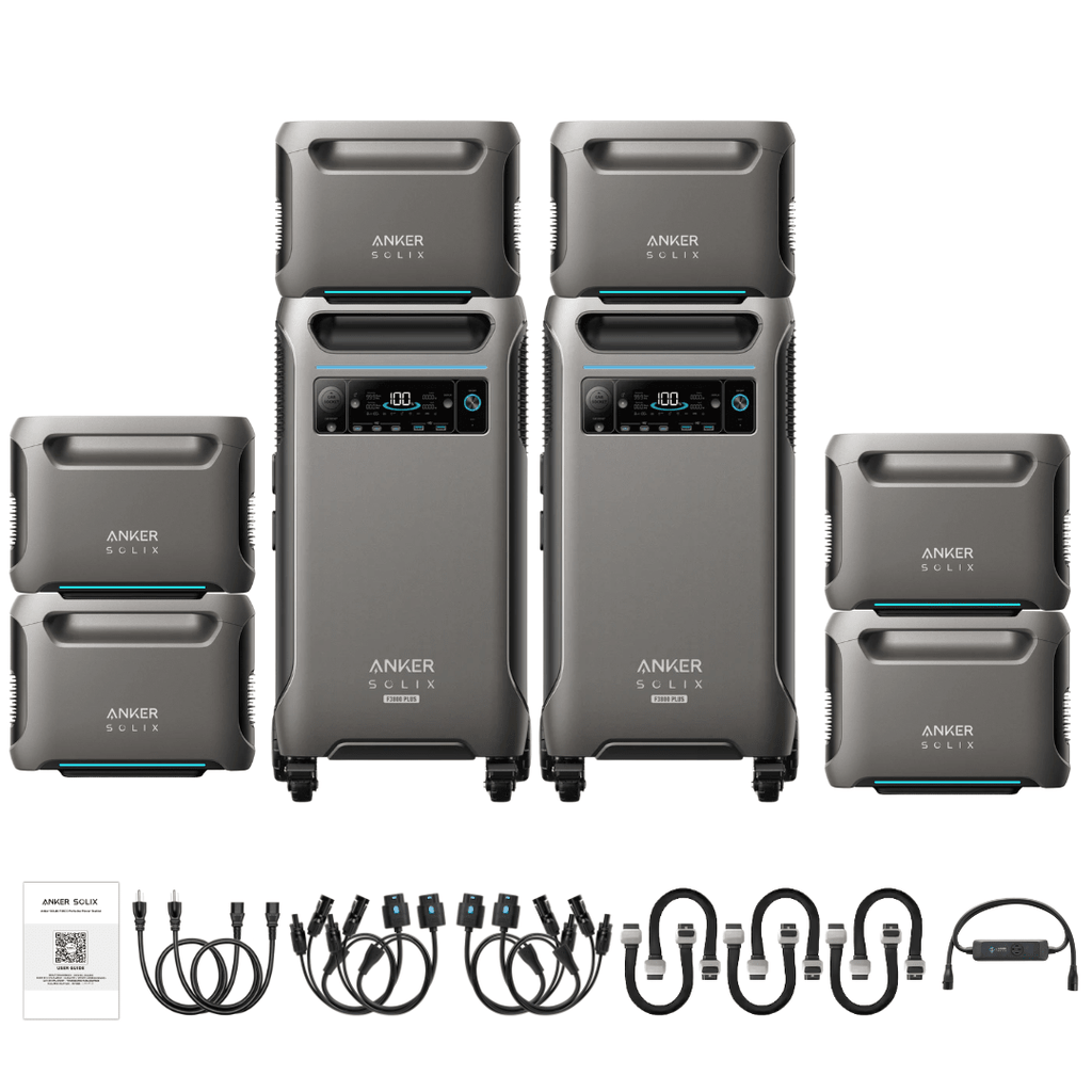 [Double Kit] Anker SOLIX F3800 Plus + Expansion Batteries - Off Grid Stores