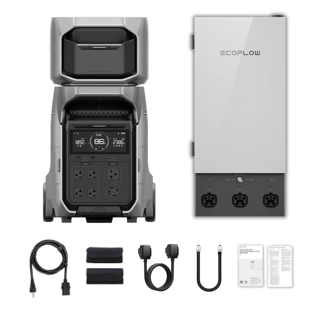 EcoFlow DELTA Pro 3 Portable Power Station + Smart Home Panel 2 - Off Grid Stores