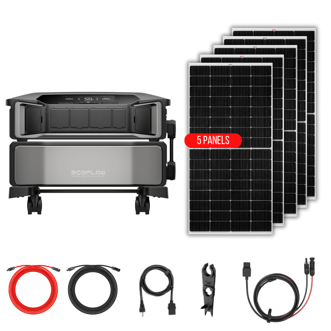 EcoFlow DELTA Pro Ultra Kits - Inverter + Batteries + Choose Custom Solar Panel Bundle Option - Off Grid Stores