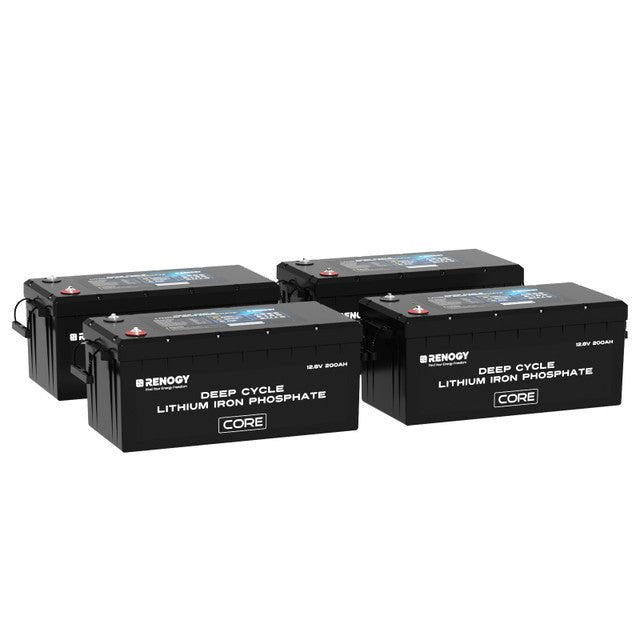 Renogy 12V 200Ah Core Series Deep Cycle Lithium Iron Phosphate Battery - Off Grid Stores