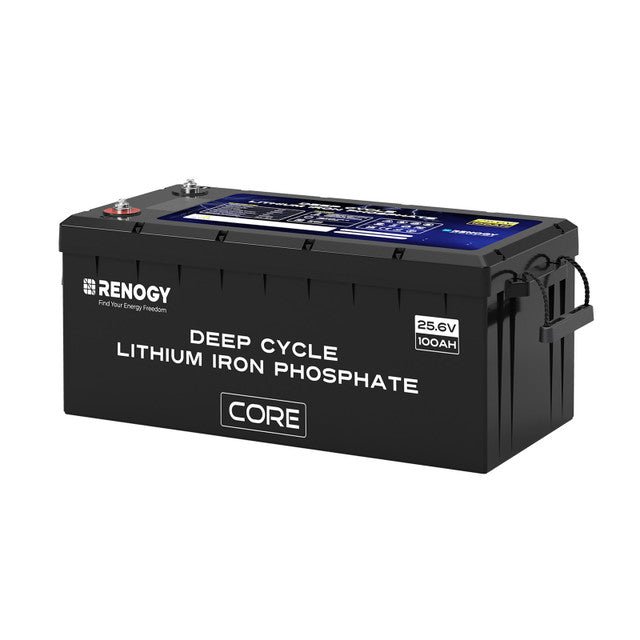 Renogy 24V 100Ah Core Series Deep Cycle Lithium Iron Phosphate Battery - Off Grid Stores