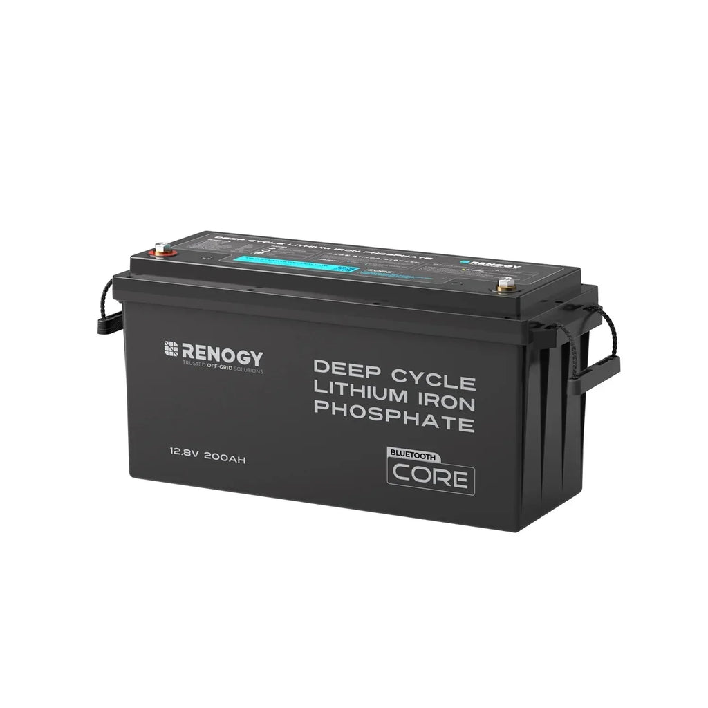 Renogy Core 12V 200Ah Deep Cycle Lithium Iron Phosphate Battery with Bluetooth
