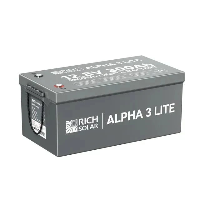 Rich Solar Alpha 3 12V 300Ah Lithium Iron Phosphate Battery - Off Grid Stores