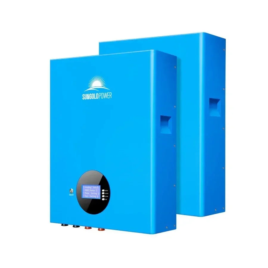 SunGoldPower 5.12kWh Powerwall LiFePO4 Lithium Battery - Off Grid Stores