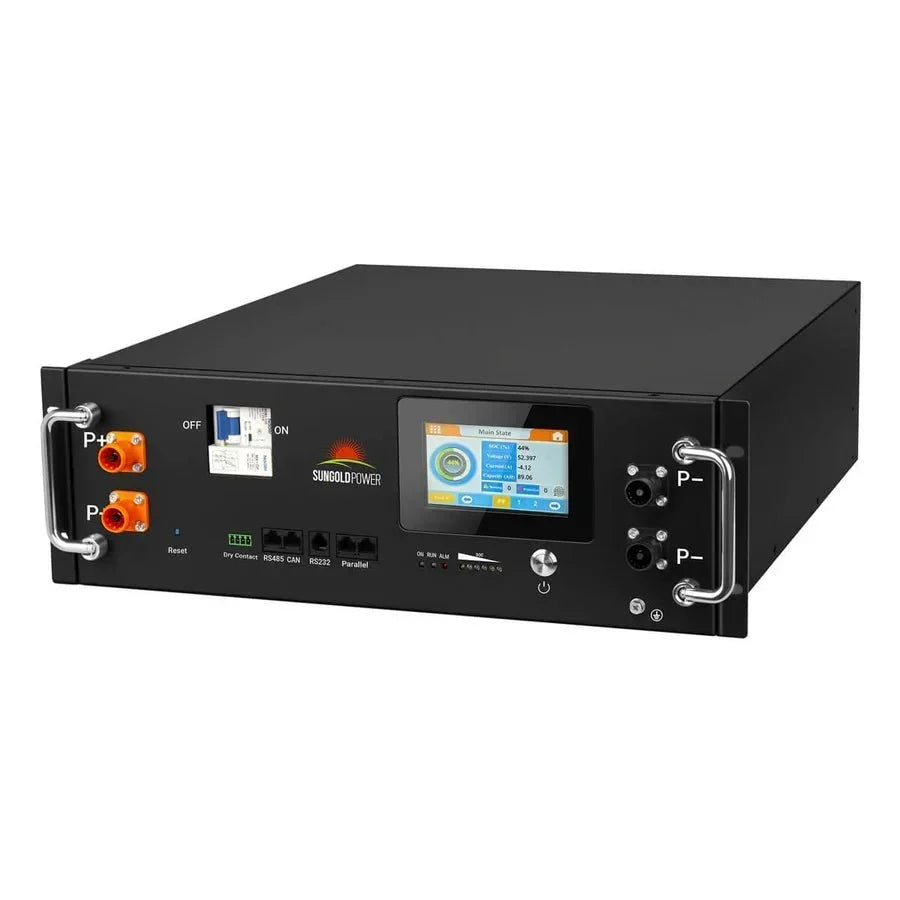 SunGoldPower CoreX 5 Pro Server Rack 48V 100AH Residential Energy Storage Battery Pack - Off Grid Stores